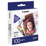 Carga Papel Fotográfico Canon ZINK™ para Canon Zoemini - 100 Folhas