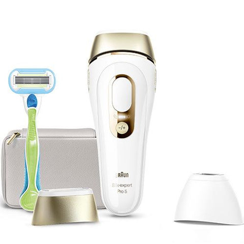 Luz Pulsada Braun Silk Expert Pro 5 PL5152 - Branco e Dourado