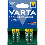 Pilhas Recarregáveis Varta Recharge Accu Power AAA 1000mAh - 4 Unidades