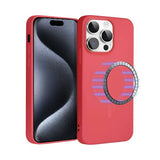 Capa Icoveri com MagSafe para Apple iPhone 15 Pro - Vermelho