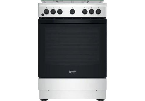 Fogão a Gás com Forno Elétrico Indesit IS67G4PHX/E | 85x60x60 cm | 4 Bocas | A | Inox