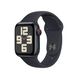 Apple Watch SE GPS 40mm - Cellular - Alumínio Meia-noite | Bracelete Desportiva Meia-noite - M/L