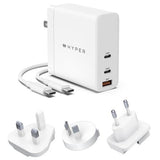 Carregador Targus 1x USB-A / 2x USB-C 140W Branco