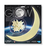 Lua e Mini Estrelas Brilhantes Glow-In-The-Dark - 4M | Sig Toys
