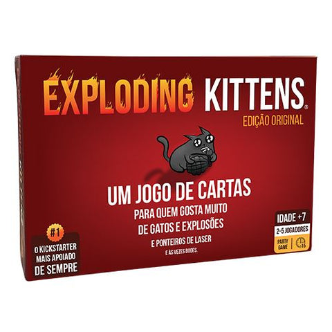 Jogo Exploding Kittens - Edição Original - Mebo