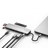 Adaptador HUB USB-C LINQ LQ48020 Pro Studio 9 em 1 - Slot M2 SSD | USB-C | USB | HDMI 4K | MicroSD | SD | Ethernet