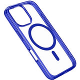 Capa Cellular Line Iconic Mag para iPhone 16 Pro Max- Transparente / Azul