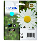 Tinteiro Epson 18 - Ciano - C13T18024012
