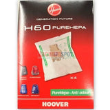 Saco Aspirador Hoover PureHepa H60 - 4 Unidades