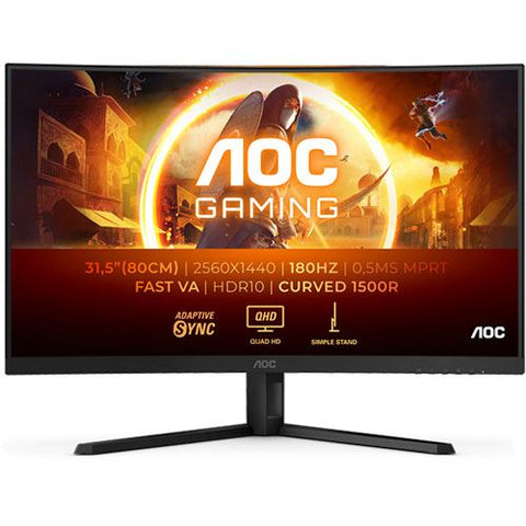 Monitor Gaming Curvo AOC CQ32G4VE | 31,5'' | 180Hz | QHD