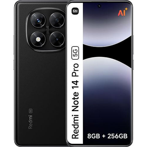 Xiaomi Redmi Note 14 Pro 5G - 256GB - Midnight Black