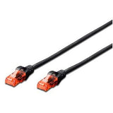 Cabo de Rede Ewent CAT6 U/UTP Slim 1.5M - Preto