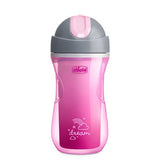 CopoTérmico com Palhinha 266ml +14 Meses - Rosa -  Chicco