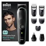 Aparador de Barba Braun All In One Serie 3 MGK3441 - Preto