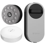 Kit Fechadura Inteligente Ezviz DL01S + Home Gateway A3 ZigBee + Teclado Numérico Bluetooth Ezviz CS-DL01CP