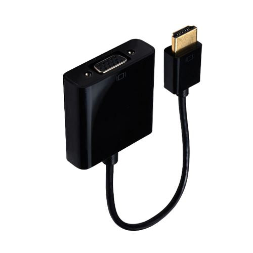 Adaptador Accsup HDMI VGA 20cm Preto MediaMarkt