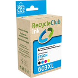 Pack Tinteiro Recycleclub Epson 603XL - 4 Uni.