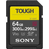 Cartão de Memória SDXC Sony Tough SF-G64T UHS-II - 64GB