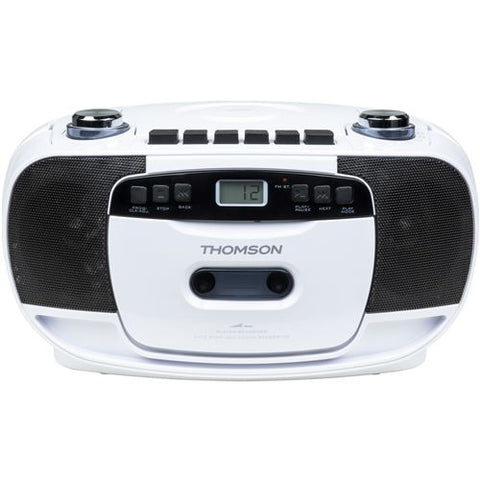 Rádio CD Cassete Thomson RK201CD Branco