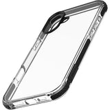 Capa Cellular Line Tetra Force Strong Guard para iPhone 16 - Transparente / Preta