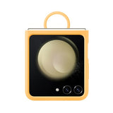 Capa Samsung Galaxy Z Flip5 Silicone Case with Ring Laranja
