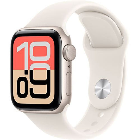 Apple Watch SE 3 GPS - 40mm - Alumínio Luz das estrelas | Sport Band - Luz das estrelas - S/M
