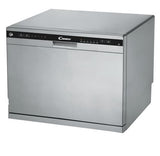 Máquina de Lavar Loiça Compacta Candy CDCP 6S | 6 talheres | F | Prateado