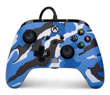 Comando Xbox PowerA com fios Enhanced - Blue Camo