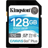 Cartão de Memória SDXC Kingston Canvas Go Plus - 128GB