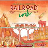 Jogo de Tabuleiro Railroad Ink Edição Vermelho Ardente - Horrible Games