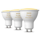 Lâmpada Smart Philips Hue LED Wi-Fi 4.3W GU10 Pack 3 unidades