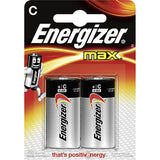 Pilhas Energizer C LR14 Max