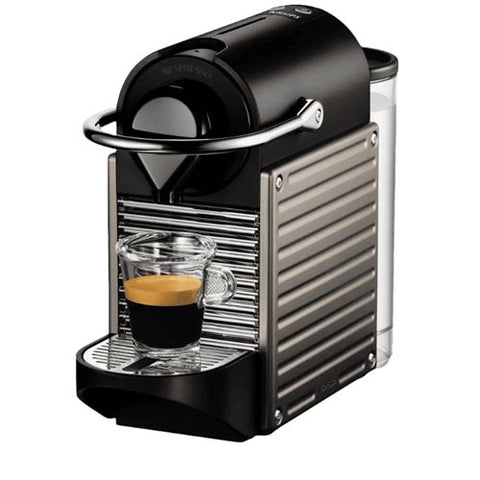 Máquina de Café Cápsulas Nespresso Krups Pixie XN304T10 Titânio