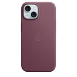 Capa Apple em tecido FineWoven com MagSafe para iPhone 15 - Amora