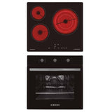Conjunto Placa Vitrocerâmica + Forno Jocel JPK3EV200440