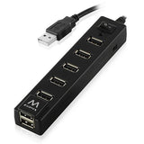 Hub USB Ewent USB 2.0 7 Portas + Switch ON/OFF (EW1130)