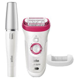 Depiladora de Arranque Braun Silk-épil 9 9-538 Wet&Dry + Depiladora Facial