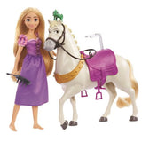 Boneca Princesas Disney: Rapunzel e Maximus - Mattel