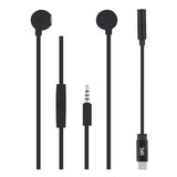 Auriculares T'nB + Adaptador USB-C Sweet - Preto