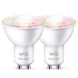 Lâmpada Smart WiZ TW LED Wi-Fi RGB 4.7W GU10 Pack 2 Unidades