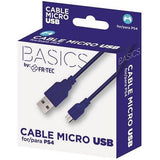 Cabo FR-TEC Basics USB para Micro USB - 3m - Azul