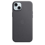 Capa Apple em tecido FineWoven com MagSafe para iPhone 15 Plus - Preto