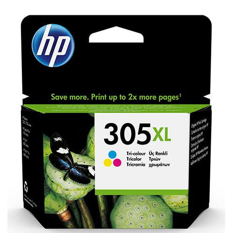 Tinteiro HP Original 305 XL - 3YM63AE - Tri-color - Elegível para o HP Instant Ink