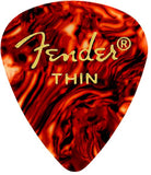 Pack 12 Palhetas Fender 451 Shape, Shell, Thin