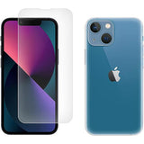 Capa Icoveri + Película de Ecrã para Apple iPhone 13 Mini - Transparente