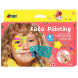 Pinturas Faciais 6 Cores - Flores e Borboletas - Avenir | Sig Toys