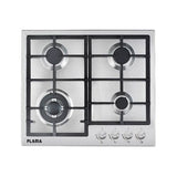 Placa a Gás Flama 9006FL | 59 cm | 4 Zonas | Aço inoxidável