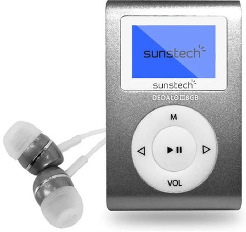 Leitor MP3 Sunstech Dedalo III 8GB Cinza