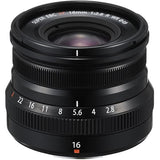 Objetiva Fujifilm XF 16mm F2.8 R WR - Preto