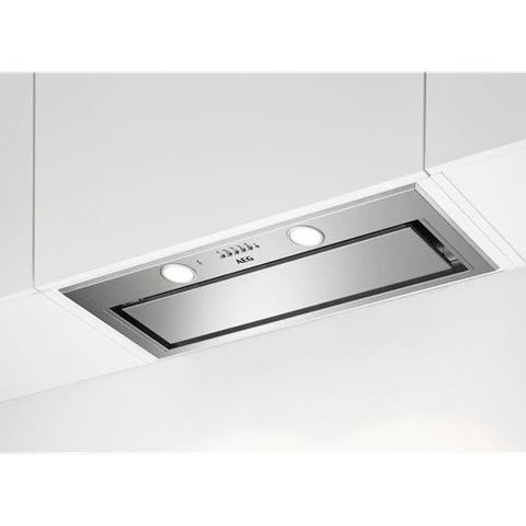 Exaustor Integrado AEG DGE5861HM | 77x30 cm | 700 m³/h | 67 dB | A | Aço inoxidável